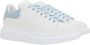 Alexander mcqueen Witte lage sneakers met blauwe hiel White Dames - Thumbnail 2