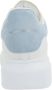 Alexander mcqueen Witte lage sneakers met blauwe hiel White Dames - Thumbnail 3