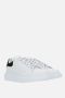 Alexander mcqueen Witte lage sneakers met zwarte suède hiel White Dames - Thumbnail 2