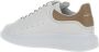 Alexander mcqueen Witte Leren Sneakers met Grijze Hiel White Heren - Thumbnail 9