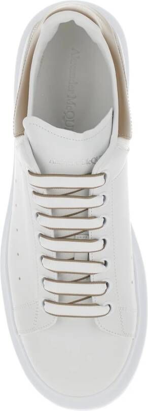 alexander mcqueen Witte Leren Oversized Sneakers White Heren