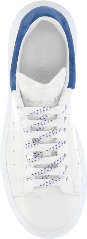 Alexander McQueen Witte Leren Modieuze Sneakers