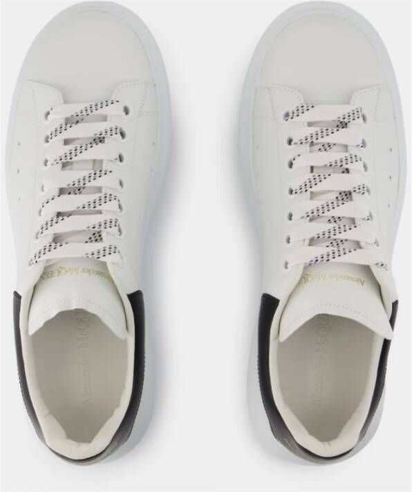 alexander mcqueen Witte Leren Oversize Sneakers White Heren