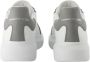 Alexander McQueen Witte Leren Oversized Sneakers - Thumbnail 2