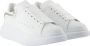 Alexander McQueen Witte Leren Oversized Sneakers - Thumbnail 2