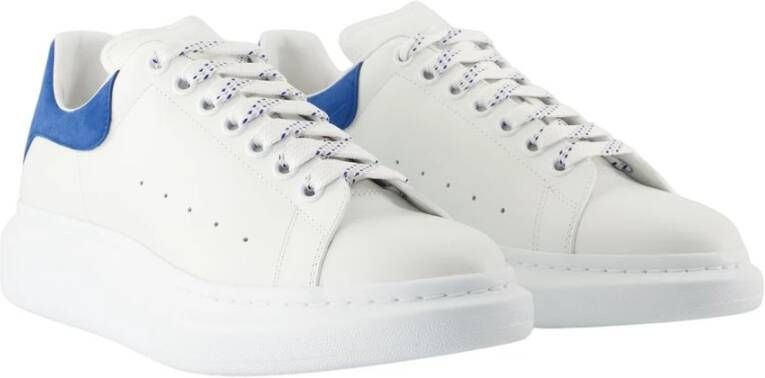 Alexander McQueen Witte Leren Oversized Sneakers