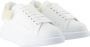 Alexander McQueen Witte Leren Oversized Sneakers - Thumbnail 2