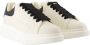 Alexander McQueen Witte Leren Oversized Sneakers - Thumbnail 2