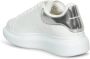 Alexander mcqueen Witte Leren Sneakers met Zilveren Accenten White Dames - Thumbnail 19