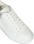 Alexander mcqueen Witte Leren Sneakers met Zilveren Accenten White Dames - Thumbnail 20