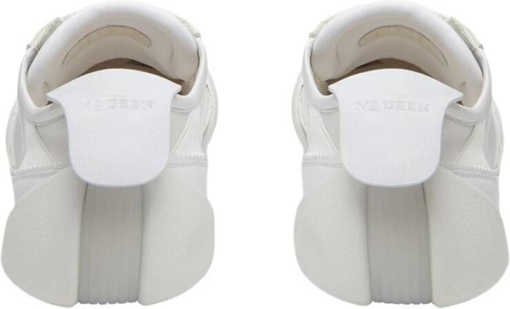 Alexander McQueen Witte Leren Sneakers voor Vrouwen