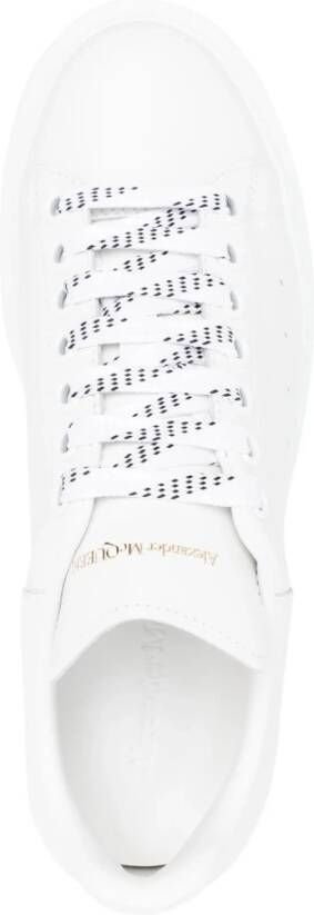 Alexander McQueen Witte Leren Sneakers voor Vrouwen