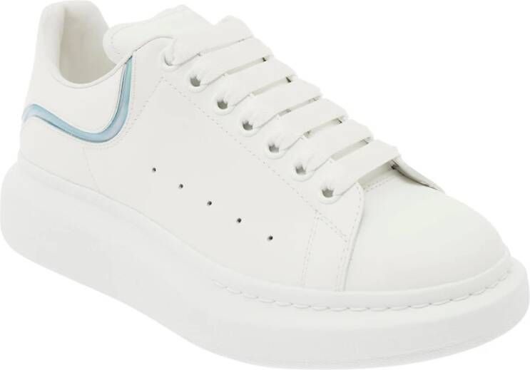 alexander mcqueen Witte Leren Sneakers White Heren