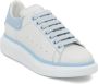 Alexander mcqueen Witte Oversized Sneakers met Blauwe Hiel Multicolor Dames - Thumbnail 2