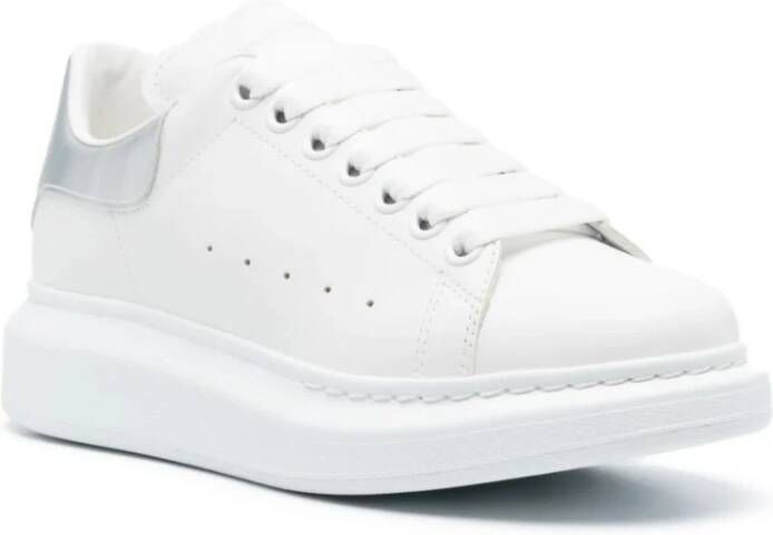 alexander mcqueen Witte Oversized Sneakers met Logo White Dames