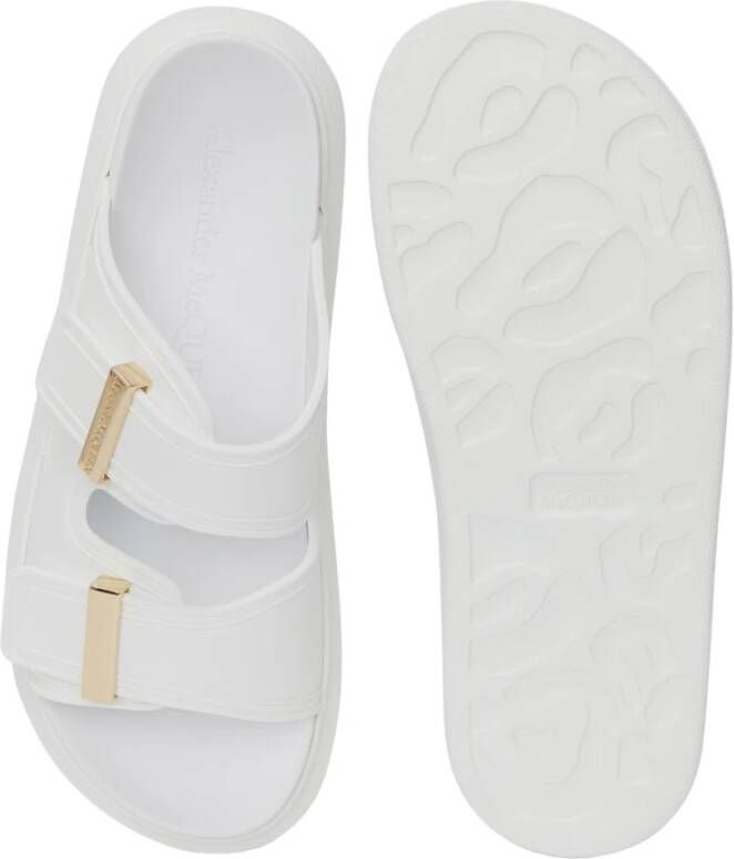Alexander McQueen Witte Rubberen Damesschoenen
