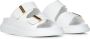 Alexander mcqueen Witte Slip-on Sandalen met Gouden Metalen Stang White Dames - Thumbnail 2