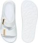 Alexander mcqueen Witte Slip-on Sandalen met Gouden Metalen Stang White Dames - Thumbnail 4