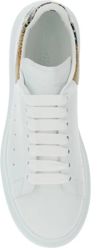 Alexander McQueen Witte Sneakers met Rubberen Zool