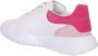 Alexander McQueen Witte Sneakers met Suède Panelen - Thumbnail 2