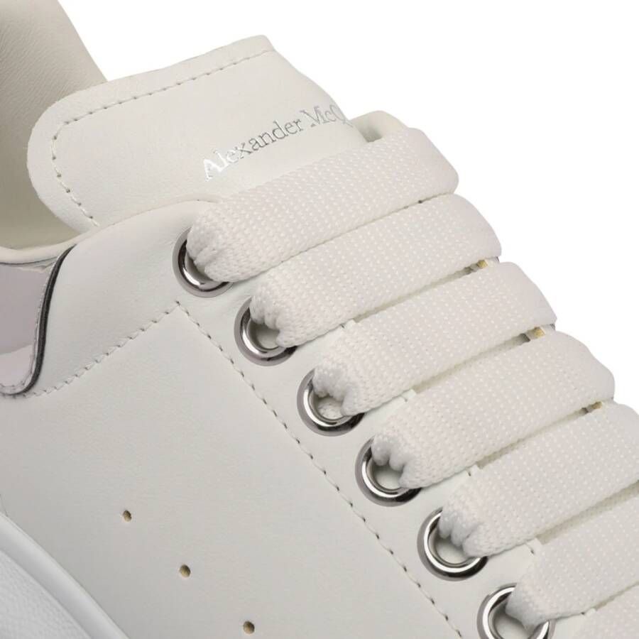 Alexander McQueen Witte Zilveren Oversized Sneakers