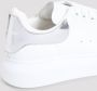 Alexander mcqueen Witte Leren Sneakers met Zilveren Accenten White Dames - Thumbnail 16