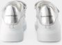 Alexander mcqueen Witte Zilveren Leren Oversized Sneakers White Dames - Thumbnail 3