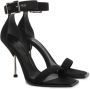 Alexander mcqueen Zijden Satijnen Hak Sandalen Black Dames - Thumbnail 5