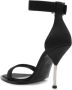 Alexander mcqueen Zijden Satijnen Hak Sandalen Black Dames - Thumbnail 3