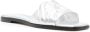 Alexander mcqueen Zilver Metallic Sandalen met Logo Band Gray Dames - Thumbnail 11