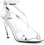 Alexander mcqueen Zilveren Sandalen met Multi-Way Bandjes Gray Dames - Thumbnail 4
