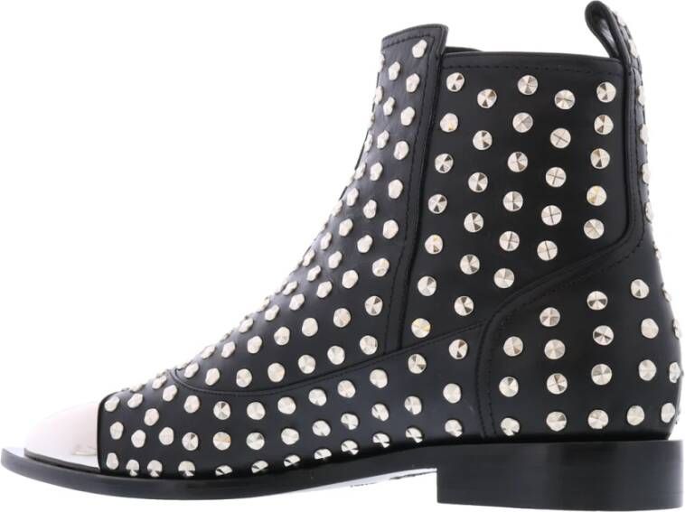 alexander mcqueen Zilveren Studs Show Boot Multicolor Dames