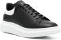 Alexander McQueen Zwart Wit Platform Sneaker Geperforeerde Details - Thumbnail 2