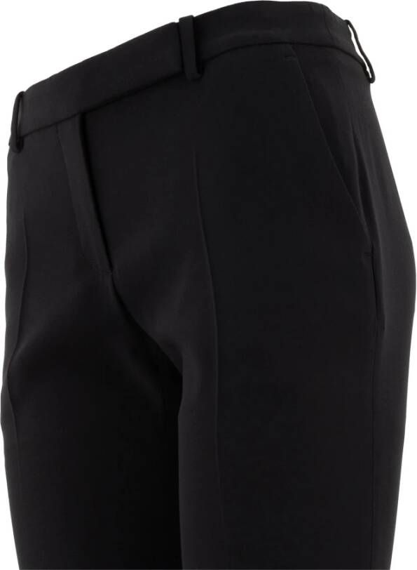 Alexander McQueen Zwarte Bootcut Broek Stijlvol
