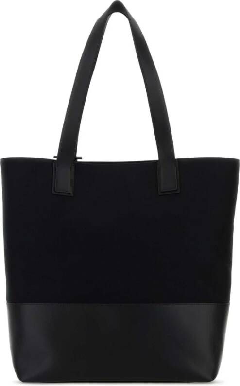 Alexander McQueen Zwarte canvas boodschappentas