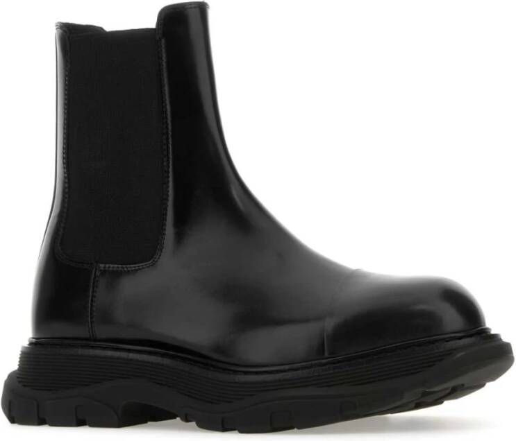 alexander mcqueen Zwarte Chelsea Tread enkellaarzen Black Heren