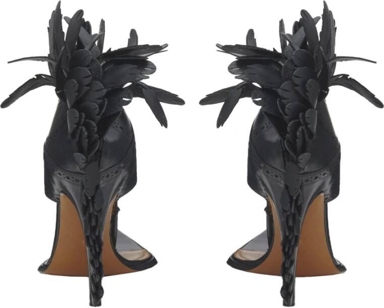 Alexander McQueen Zwarte Dames Schoenen van Kalfsleer