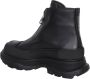 Alexander McQueen Zwarte Enkellaarzen met Dikke Zool - Thumbnail 2