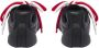 Alexander mcqueen Zwarte Flexion Sneakers met Rode en Witte Veters Black Dames - Thumbnail 3