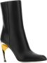 Alexander mcqueen Zwarte leren Armadillo enkellaarzen Black Dames - Thumbnail 4
