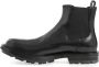 Alexander mcqueen Zwarte Leren Chelsea Laarzen met Flared Layered Zool Black Dames - Thumbnail 3