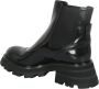Alexander mcqueen Stijlvolle zwarte leren enkellaarzen Black Dames - Thumbnail 2