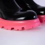 Alexander mcqueen Fluo Pink Chelsea Laarzen met Contrasterende Zool Black Dames - Thumbnail 4