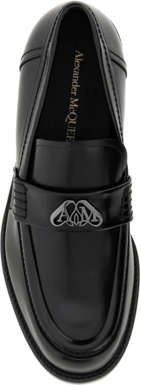 Alexander mcqueen Zwarte Chelsea Platte Schoenen Black Heren - Foto 2