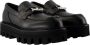 Alexander McQueen Zwarte T-Bar Parachute Loafer Schoenen - Thumbnail 2