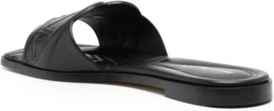 alexander mcqueen Sliders Black Dames