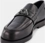 Alexander McQueen Zwarte leren Penny Loafers - Thumbnail 2