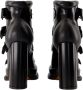 Alexander McQueen Zwarte leren pumps met enkelband - Thumbnail 2