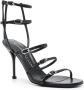 Alexander mcqueen Zwarte Leren Sandalen met Uitsnijdingen Black Dames - Thumbnail 4