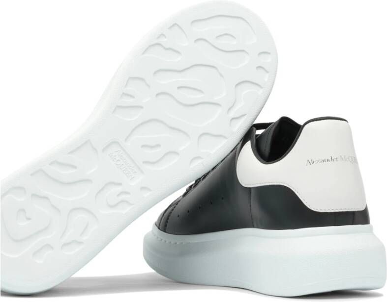Alexander McQueen Zwarte Leren Sneakers voor Mannen